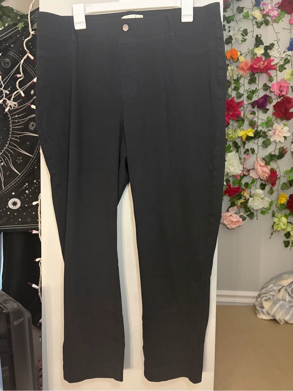 cooper & ella Black Straight Leg Pants